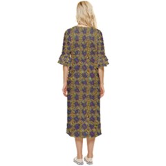 Double Cuff Midi Dress 