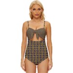 3021 Knot Front One-Piece Swimsuit