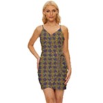3021 Wrap Tie Front Dress