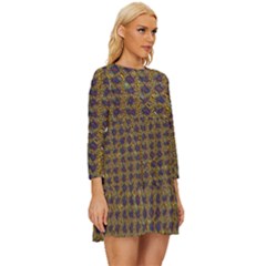 Long Sleeve Babydoll Dress 