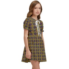 Kids  Sweet Collar Dress 