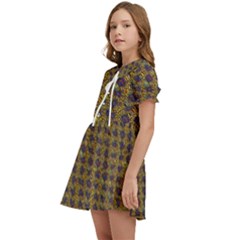 Kids  Sweet Collar Dress 