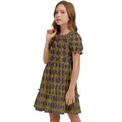 Kids  Puff Sleeved Dress 