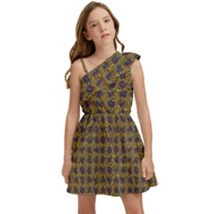 Kids  One Shoulder Party Dress 