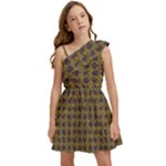 3021 Kids  One Shoulder Party Dress