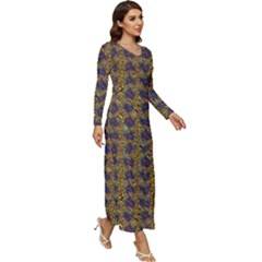 Long Sleeve Longline Maxi Dress 