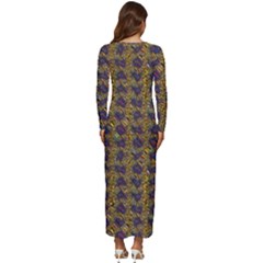 Long Sleeve Longline Maxi Dress 