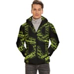 lime Men s Hooded Quilted Jacket