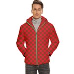 Holiday Plaid Men s Hooded Quilted Jacket