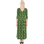 Wowpatterns-export-pattern Quarter Sleeve Wrap Maxi Dress