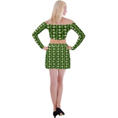 Off Shoulder Top with Mini Skirt Set 