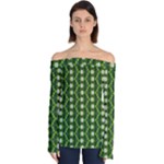 Wowpatterns-export-pattern Off Shoulder Long Sleeve Top