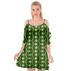 Cutout Spaghetti Strap Chiffon Dress 