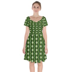 Short Sleeve Bardot Dress 