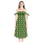 Wowpatterns-export-pattern Shoulder Tie Bardot Midi Dress
