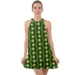 Wowpatterns-export-pattern Halter Tie Back Chiffon Dress