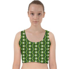Velvet Racer Back Crop Top 