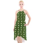 Wowpatterns-export-pattern High-Low Halter Chiffon Dress 