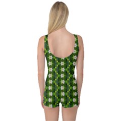 One Piece Boyleg Swimsuit 