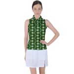 Wowpatterns-export-pattern Women s Sleeveless Polo Tee