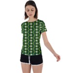 Wowpatterns-export-pattern Back Circle Cutout Sports Tee