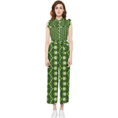 Women s Frill Top Chiffon Jumpsuit 
