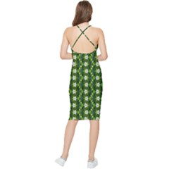 Bodycon Cross Back Summer Dress 