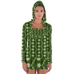 Wowpatterns-export-pattern Long Sleeve Hooded T-shirt