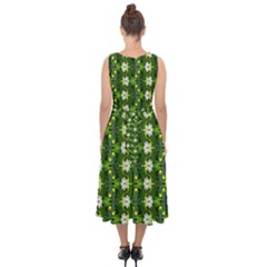 Midi Tie-Back Chiffon Dress 