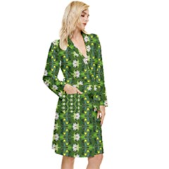Long Sleeve Velvet Robe 