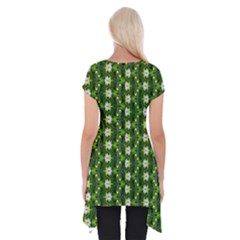 Short Sleeve Side Drop Tunic 