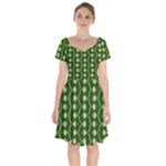Wowpatterns-export-pattern Short Sleeve Bardot Dress