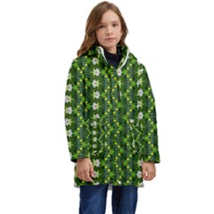 Kids  Hooded Longline Puffer Jacket 