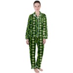 Wowpatterns-export-pattern Women s Long Sleeve Satin Pajamas Set	