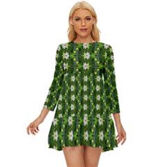 Long Sleeve Babydoll Dress 