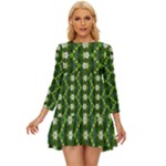 Wowpatterns-export-pattern Long Sleeve Babydoll Dress