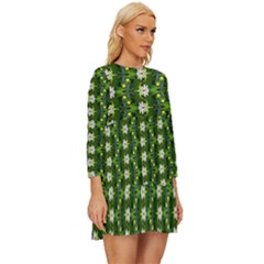 Long Sleeve Babydoll Dress 