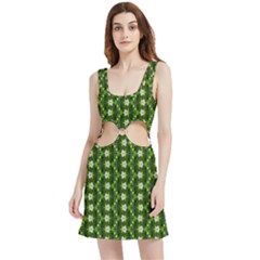 Velour Cutout Dress 