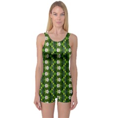One Piece Boyleg Swimsuit 