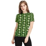 Wowpatterns-export-pattern Women s Short Sleeve Rash Guard