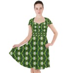 Wowpatterns-export-pattern Cap Sleeve Midi Dress