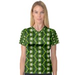 Wowpatterns-export-pattern V-Neck Sport Mesh Tee