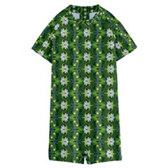 Kids  Boyleg Half Suit Swimwear 