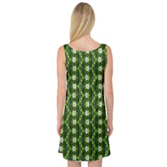 Sleeveless Satin Nightdress Back Sleeveless Satin Nightdress Back