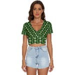 Wowpatterns-export-pattern V-Neck Crop Top