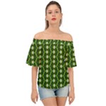 Wowpatterns-export-pattern Off Shoulder Short Sleeve Top