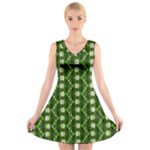 Wowpatterns-export-pattern V-Neck Sleeveless Dress