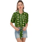 Wowpatterns-export-pattern Tie Front Shirt 