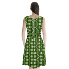 Sleeveless Waist Tie Chiffon Dress 