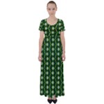 Wowpatterns-export-pattern High Waist Short Sleeve Maxi Dress